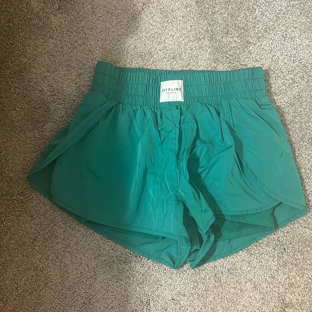 Aerie Green Athletic Shorts